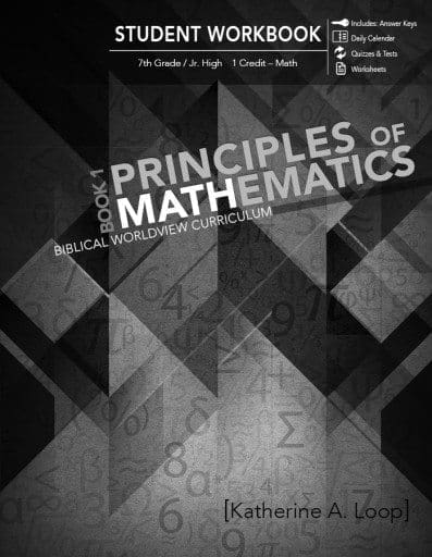 Principles of Mathematics: Year 1 Text & Workbook Set by Katherine A. Loop | MB - Image 3