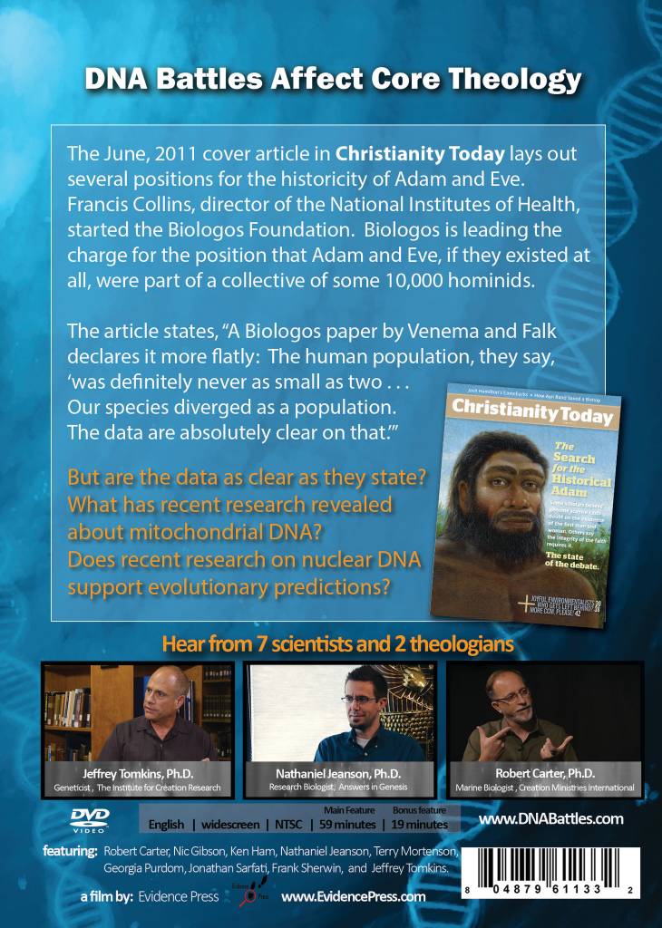 DNA Battles: Were Adam & Eve Historical? DVD by Jim Bendewald | EP - Biology - Image 2