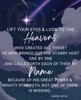 Look to the Heaven Magnet