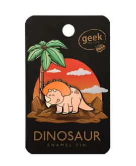 Dinosaur Pin Triceratops