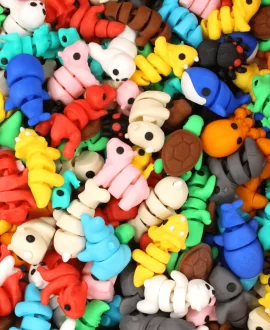 Mystery 3D Printed Cute Articulated Animals-Mixed Pocket Pets