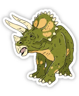 Triceratops Sticker