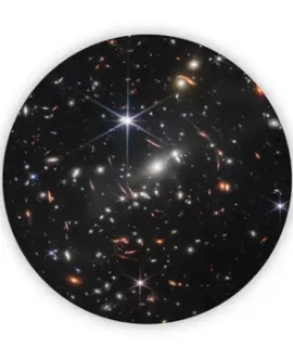 James Webb Nasa First Deep Circle Space Sticker