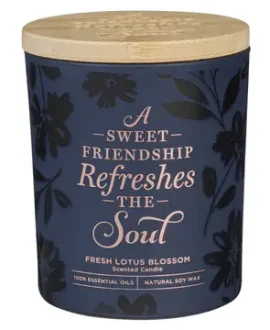 Candle A Sweet Friendship Refreshes The Soul