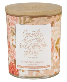 Candle Consider How the Wildflowers Grow