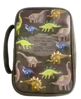 Bible Cover All Creatures Dinosaur