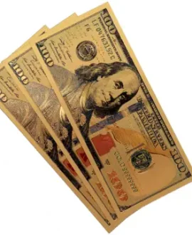 Gold Hundred Dollar Bill Fake