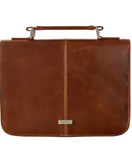 Bible Cover Classic Brown Faith by Christian Art Gifts