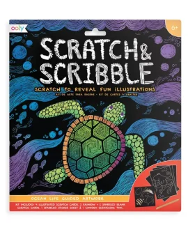 Scratch & Scribble: Ocean Life (10 Pc Set)